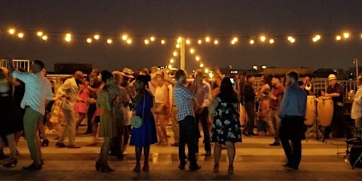 Photo of ICDC rooftop party